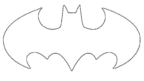 batman outline printable batman logo  trunk  treat jpg  clipartix