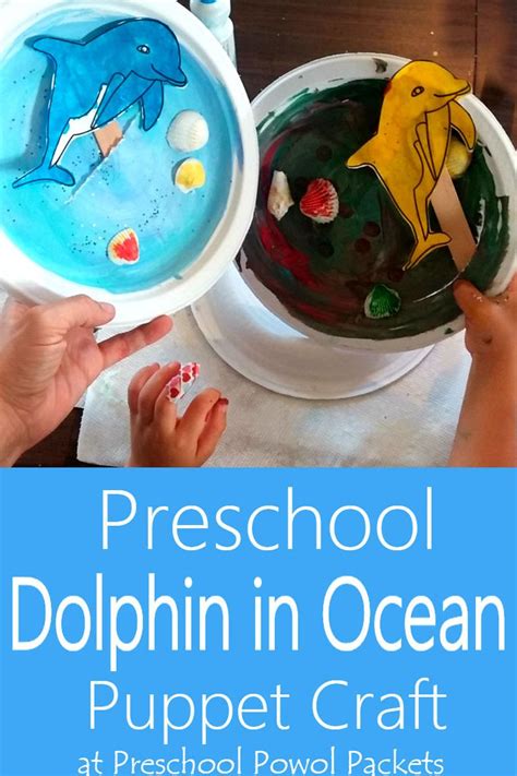 pod  dolphin puppets paper plate oceans perfect