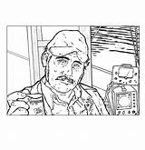 Jaws Coloring Pages Movie Template sketch template