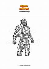 Fortnite Sledge Ausmalbild Supercolored Mezmer sketch template