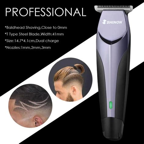 professional precision hair clipper rechargeable electric hair trimmer mm cutting barber