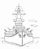 Coloring Battleship Pages Boats Warship Drawing Colouring Arms Coat Ships Para Colorir Bismarck Vehicles Desenhos Getdrawings Library Meios Maritimo Different sketch template