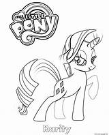 Mlp Rarity Coloring Pages Printable sketch template