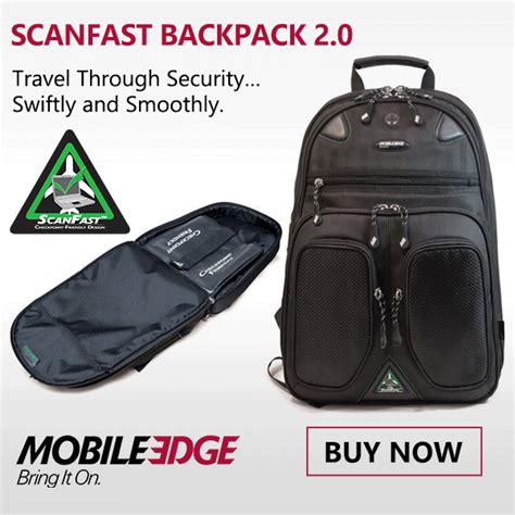 Mobile Edge Scanfast™ Backpack 2 0 17 3″ Travel Goods Association
