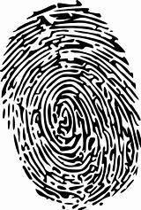 Thumbprint Clip Clker Large Clipart Vector sketch template
