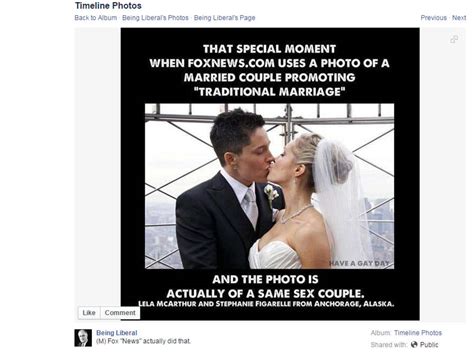 Facebook Meme Fox News Topped Opposite Sex Marriage