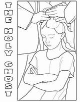Holy Ghost Lds Coloring Pages Choose Board sketch template