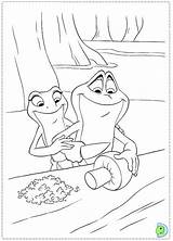 Frog Princess Coloring Print Dinokids Close sketch template