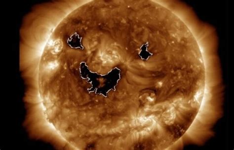 Photo From Nasa Satellite Shows The Sun Was Smiling This Week