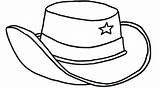 Hat Coloring Cowboy Police Pages Badge Drawing Cowgirl Sheriff Coloing Clipart Easy Kids Cliparts Getdrawings Getcolorings Color Clip Library Clipartmag sketch template