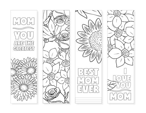 printable bookmarks  moms   simple  sweet gift idea