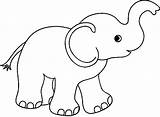 Elefante Elefant Pintar Sagoma Zeichenvorlage Colorare Elefantes Tegninger Umriss Visita Tegneserie Clipground sketch template