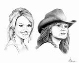 Carrie Underwood Elliott Murphy Drawing sketch template