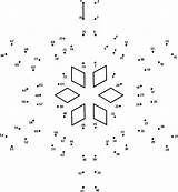 Kolorowanki Numer Dzieci Numerze Relier Points Joyeux Snowflakes Frozen Zahlen Colorat Planse Erwachsene sketch template