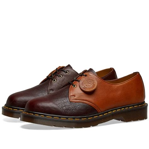 dr martens  vintage shoe   england polo brown