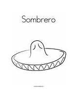 Coloring Sombrero Change Template sketch template