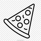 Pepperoni Pizza sketch template