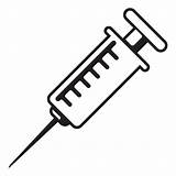 Clipart Syringe Vaccine Flu Needle Clip Medical Cliparts Shot Injection Animated Library Vaccination Shots Insulin Hypo Cartoon Template Nurse Clipground sketch template