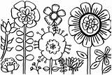 Flower Power Pages Coloring Getdrawings sketch template
