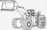 Excavator Mewarnai Machinerie Chargeur Pngkit Untuk 1266 Lourde Loader Maschinen Schwere Bagger Berat Mesin sketch template