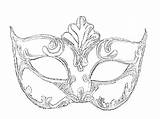 Mask Masquerade Masks Venice Drawing Coloring Pages Template Clipart Pj Carnival Venetian Adult Kids Gras Mardi Printable Patterns Carnevale Printables sketch template