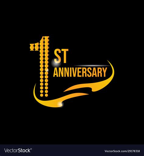 st anniversary logo