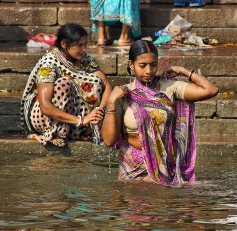ghats indian women women bathing indian bollywood actress