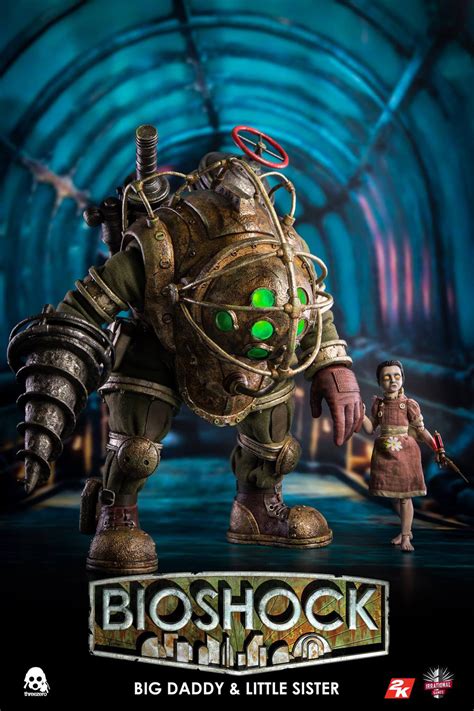 rescue these action figures of bioshock s big daddy and little sister