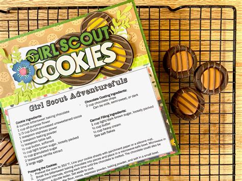 recipe girl scout adventurefuls cookies   kit  kaboodle