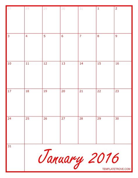 blank calendar printable photo monthly calendar printable calendar printables