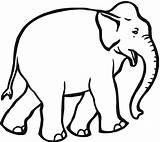 Elephant Coloring Pages Animals Printable Drawing Kids Wildlife Clipart Clipartbest Odd Dr Results sketch template