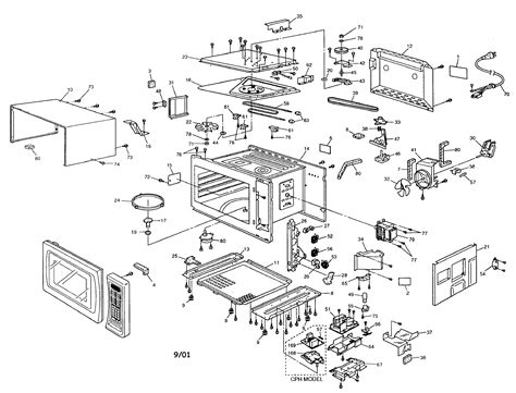 sharp carousel microwave parts diagram general wiring diagram