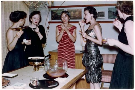 45 Cool Pics Capture 50s Ladies In Cocktail Party Dresses ~ Vintage