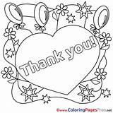 Thank Colouring Coloring Heart Kids Pages Balloons Sheet Printable Template Hero Getdrawings Color Sheets Getcolorings Print sketch template