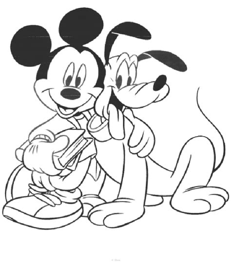 mickey mouse colouring pages  kids clip art library