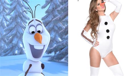 sexy frozen halloween costumes including olaf hit