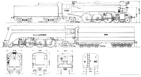 drawing   train engine   parts