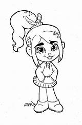 Coloring Ralph Wreck Pages Felix Fix Amazing Vanellope Birijus Printable Schweetz Von Sheets sketch template