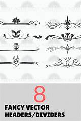 Etsy Clip Flourishes Dividers Headers Sold Fancy Scrapbooking sketch template