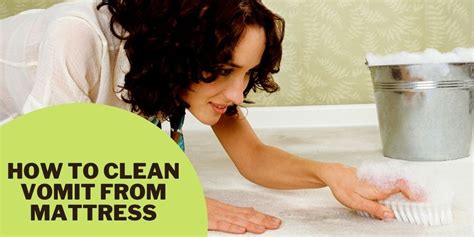 clean vomit  mattress  easiest