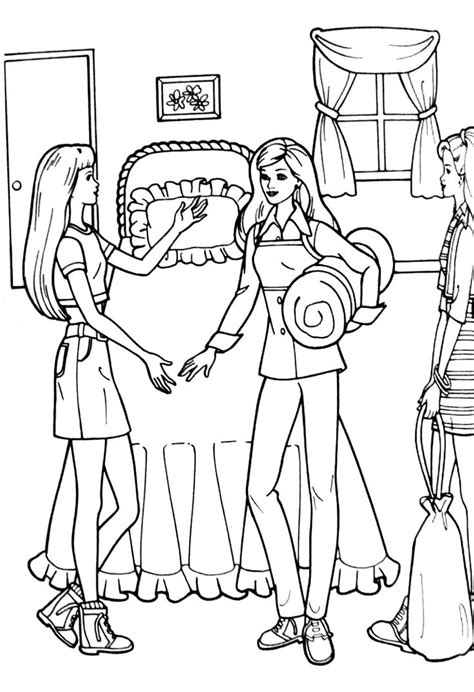 pin de tsvetelina en barbie coloring part  barbie  colorear