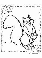 Coloring Squirrel Pages Printable Fall Sheets Animals Kids Animal Choose Board Happy Getdrawings Getcolorings sketch template
