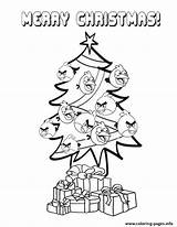 Birds Christmas Coloring Angry Tree Pages Printable Print sketch template