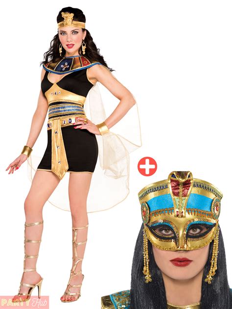 Ladies Deluxe Queen Cleopatra Costume Adults Egyptian