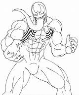 Venom Coloring Pages Lineart 09tuf Printable Color Kids Print sketch template