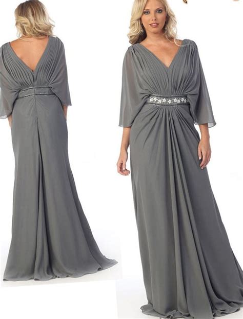 Buy Gray Mother Of The Bride Dresses Plus Size 2017 V