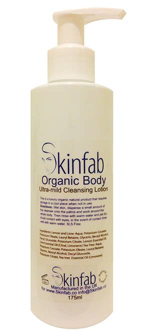 natural organic cleansers facial body  hair