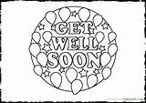 Well Soon Pages Coloring Printable Card Feel Better Colouring Sheets Cards Color Kids Getcolorings Print Getdrawings Coloringtop sketch template
