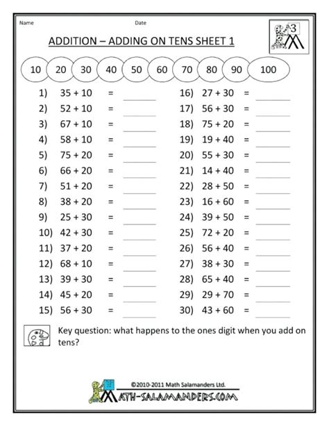 grade common core math worksheets  answer key db excelcom
