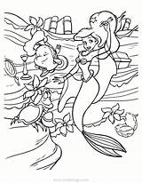 Flounder Mermaid Xcolorings 1100px 850px sketch template